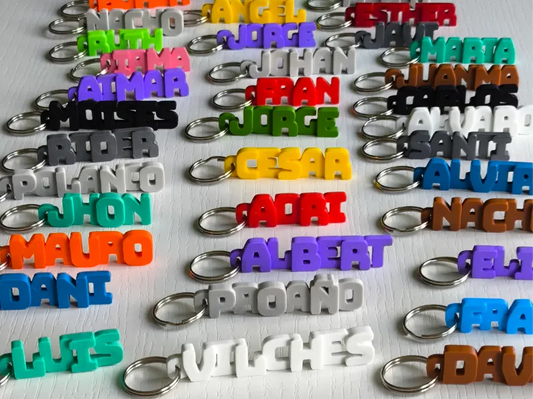 Personalized name keychain